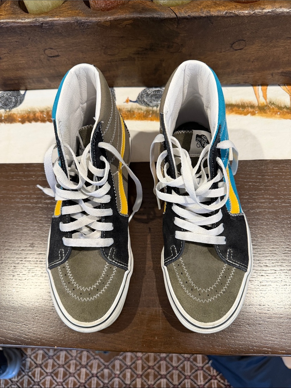 “VANS” SK8-Zig Zag High Top Sneakers